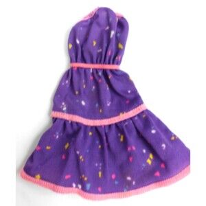 Vintage 1982 Barbie Fashion Fun Movie Date #5718 Strapless Purple Dress